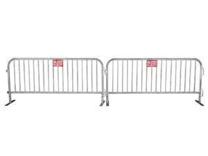 barricade rental - cal-state site services - two 3' 5" tall panels straight