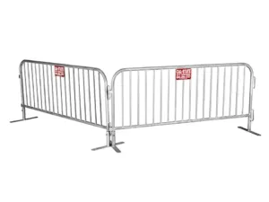 barricade rental - cal-state site services - two 3' 5" tall panels angled
