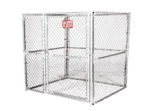 kennel animal enclosure rental - cal-state site services - angled view